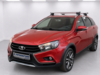 2018 Lada (ВАЗ) Vesta SW Cross I, красный, 1140000 рублей, вид 1