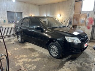 2014 Lada (ВАЗ) Granta I, чёрный, 215000 рублей, вид 1