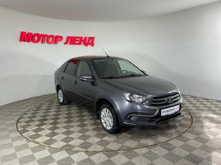 2018 Lada (ВАЗ) Granta I Рестайлинг, серый, 625000 рублей, вид 3