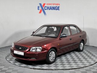 2008 Hyundai Accent ТагАЗ II, красный, 324000 рублей, вид 1