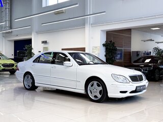 2002 Mercedes-Benz S-Класс AMG 55 AMG Long I (W220), белый, 2650000 рублей, вид 4