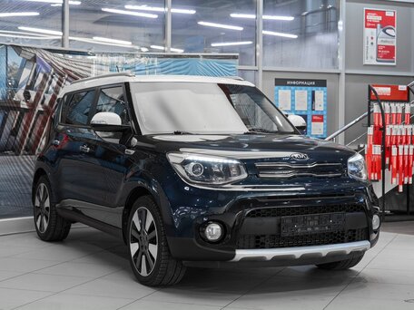 2017 Kia Soul II Рестайлинг, синий, 1449000 рублей, вид 3