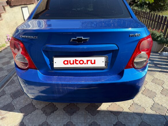2013 Chevrolet Aveo II, синий, 650000 рублей - вид 1