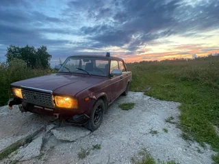 2004 Lada (ВАЗ) 2107, пурпурный, 55000 рублей, вид 1