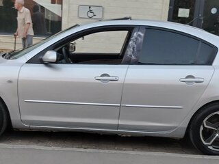 2007 Mazda 3 4-speed I (BK) Рестайлинг, серебристый, 550000 рублей, вид 3