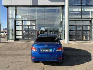 2011 Hyundai Solaris I, синий, 600000 рублей, вид 4