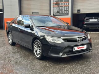 2015 Toyota Camry VII (XV50) Рестайлинг, чёрный, 2280000 рублей, вид 3