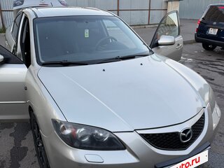2006 Mazda 3 I (BK) Рестайлинг, серебристый, 350000 рублей, вид 4