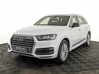2019 Audi Q7 45 TDI II (4M) Рестайлинг, белый, 4850000 рублей, вид 1