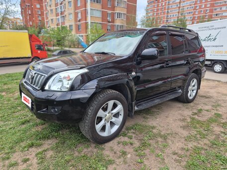 2008 Toyota Land Cruiser Prado 5-speed 120 Series Рестайлинг, чёрный, 2500000 рублей, вид 5