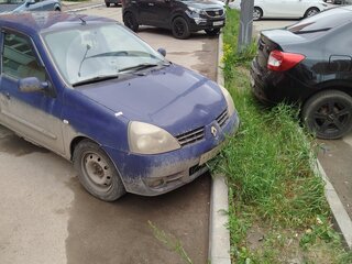 2007 Renault Symbol I Рестайлинг 2, синий, 70000 рублей, вид 1