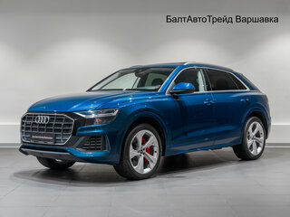 2019 Audi Q8 55 TFSI I (4M), синий, 5077000 рублей, вид 1