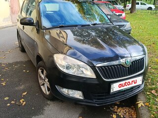 2011 Skoda Fabia II Рестайлинг, чёрный, 710000 рублей, вид 2