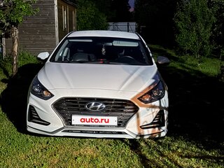 2017 Hyundai Sonata VII (LF) Рестайлинг, белый, 1850000 рублей, вид 1