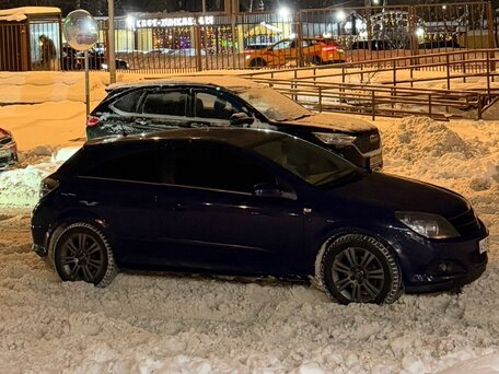 2008 Opel Astra GTC H Рестайлинг, синий, 500000 рублей, вид 4