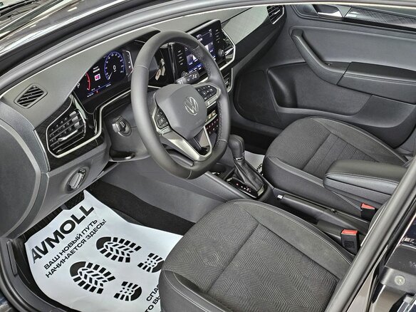 2022 Volkswagen Polo VI, чёрный, 2099000 рублей - вид 10