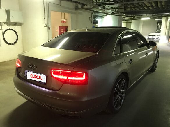 2012 Audi A8 Long III (D4), бежевый, 2500000 рублей - вид 13