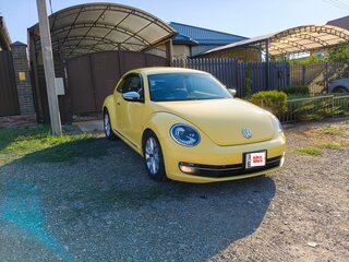 2012 Volkswagen Beetle II (A5), жёлтый, 1249000 рублей, вид 4