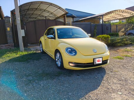 2012 Volkswagen Beetle II (A5), жёлтый, 1199000 рублей, вид 4