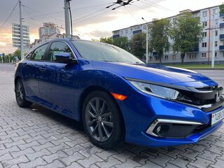 2021 Honda Civic X Рестайлинг, синий, 1750000 рублей, вид 2