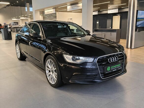 2014 Audi A6 IV (C7), чёрный, 1600000 рублей