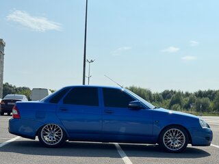 2017 Lada (ВАЗ) Priora I Рестайлинг, синий, 710000 рублей, вид 2
