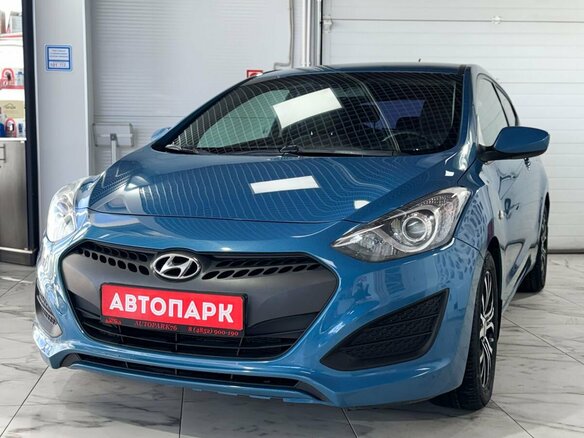 2013 Hyundai i30 II, голубой - вид 1