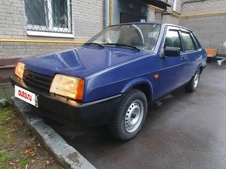 1998 Lada (ВАЗ) 21099, синий, 270000 рублей, вид 5