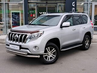 2014 Toyota Land Cruiser Prado 150 Series Рестайлинг 1, серебристый, 3055000 рублей, вид 1