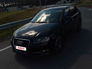 2011 Audi A3 II (8P) Рестайлинг 2, чёрный, 780000 рублей, вид 1