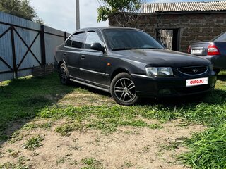 2008 Hyundai Accent ТагАЗ II, чёрный, 298000 рублей, вид 1