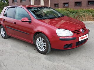 2007 Volkswagen Golf V, красный, 685000 рублей, вид 1