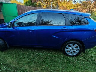 2020 Lada (ВАЗ) Vesta SW I, синий, 1200000 рублей, вид 5