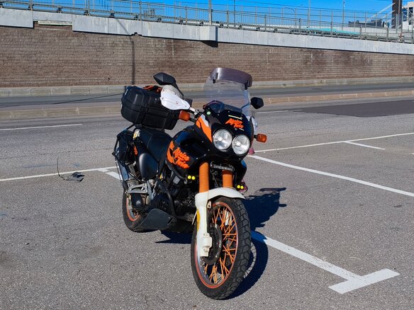 1996 Honda XRV 750 Africa Twin, чёрный, 525000 рублей - вид 5