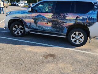 2014 Toyota Land Cruiser Prado 5-speed 150 Series Рестайлинг 1, серебристый, 3750000 рублей, вид 4