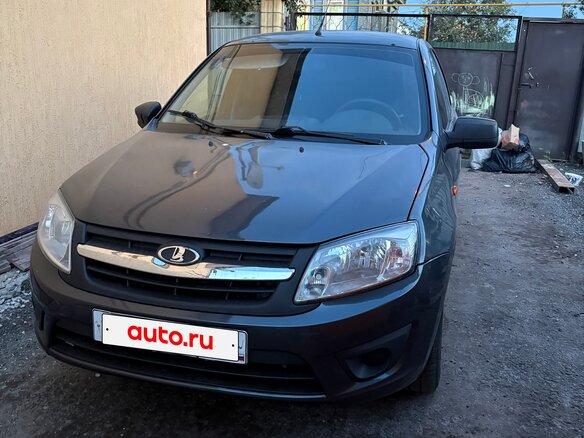 2015 Lada (ВАЗ) Granta I, серебристый, 290000 рублей - вид 5