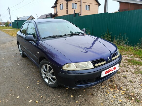 2002 Mitsubishi Carisma I Рестайлинг, синий, 250000 рублей - вид 3