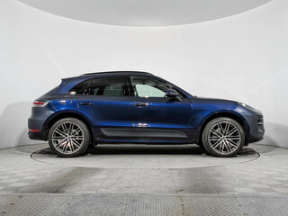 2019 Porsche Macan S I Рестайлинг, синий, 5200000 рублей, вид 4