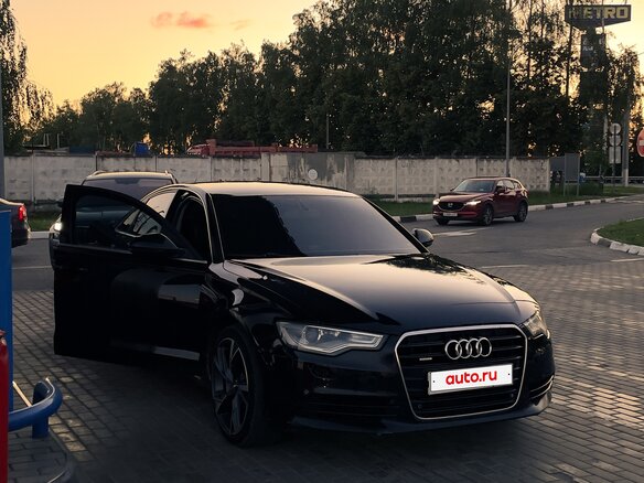 2011 Audi A6 IV (C7), чёрный, 850000 рублей - вид 1