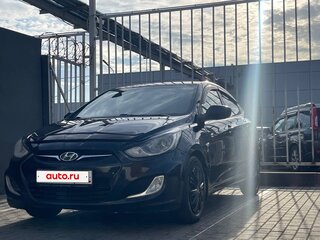 2013 Hyundai Solaris I, чёрный, 950000 рублей, вид 1