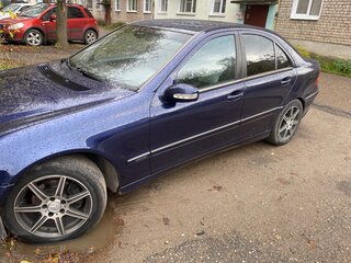 2003 Mercedes-Benz C-Класс 180 II (W203), синий, 450000 рублей, вид 4