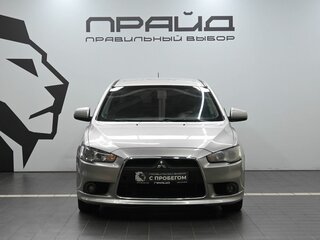 2012 Mitsubishi Lancer X Рестайлинг, серебристый, 919900 рублей, вид 2