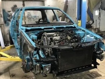 1993 Volkswagen Golf III, голубой, 440000 рублей - вид 8