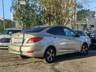 2011 Hyundai Solaris I, бежевый, 549000 рублей, вид 5