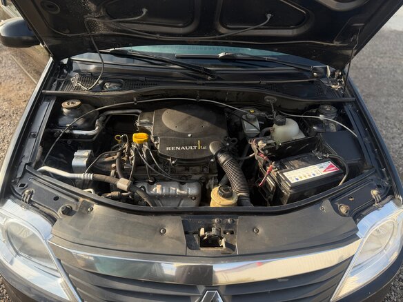 2011 Renault Logan I Рестайлинг, чёрный, 290000 рублей - вид 6
