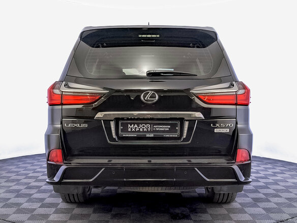 2018 Lexus LX 570 III Рестайлинг 2, чёрный - вид 6