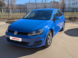 2014 Volkswagen Golf VII, синий, 1290000 рублей, вид 1