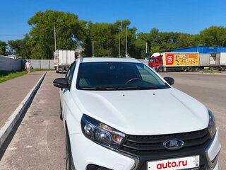 2020 Lada (ВАЗ) Vesta SW I, белый, 1130000 рублей, вид 3