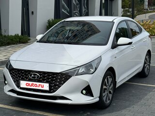 2022 Hyundai Solaris II Рестайлинг, белый, 1380000 рублей, вид 2