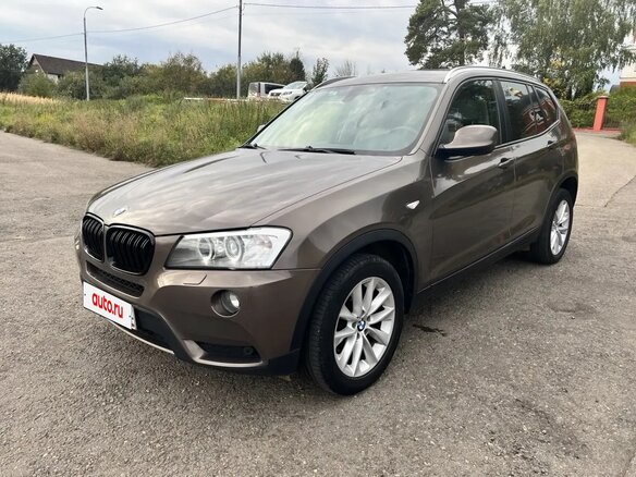2014 BMW X3 20d xDrive II (F25), коричневый